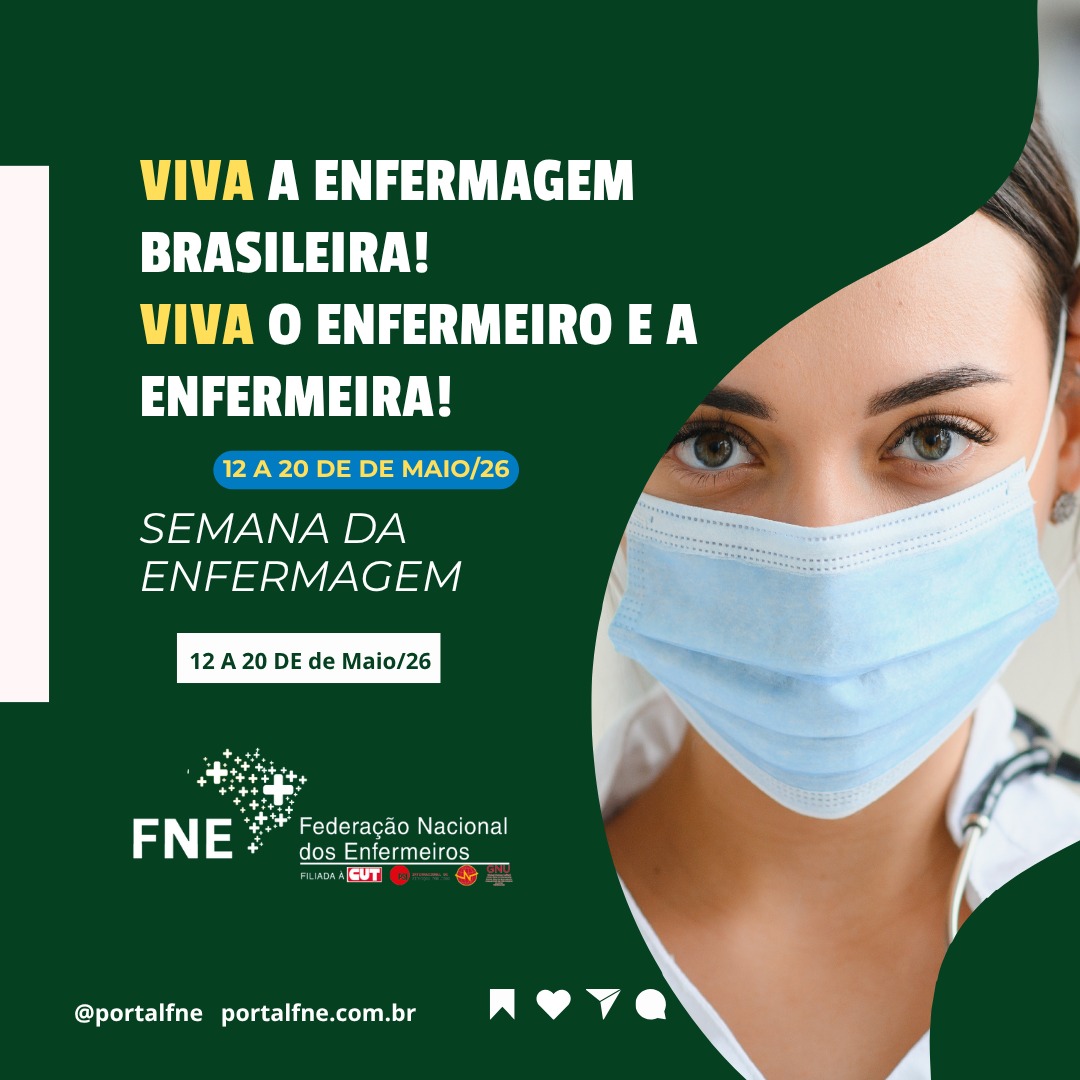 Viva a enfermagem brasileira! Viva o enfermeiro e a enfermeira!
