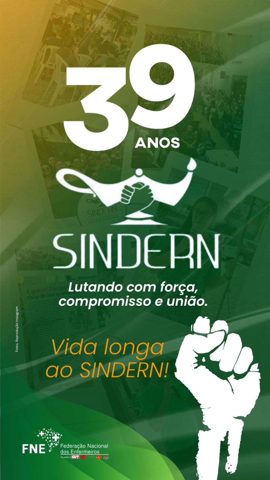 39 Anos de História, Resistência e Luta do SINDERN!